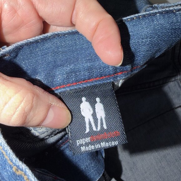 Paper Denim & Cloth Jeans Jayne Medium Rise Wide Leg Medium Wash Size 8 29" - Picture 12 of 14